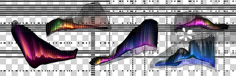 极光套装图片素材