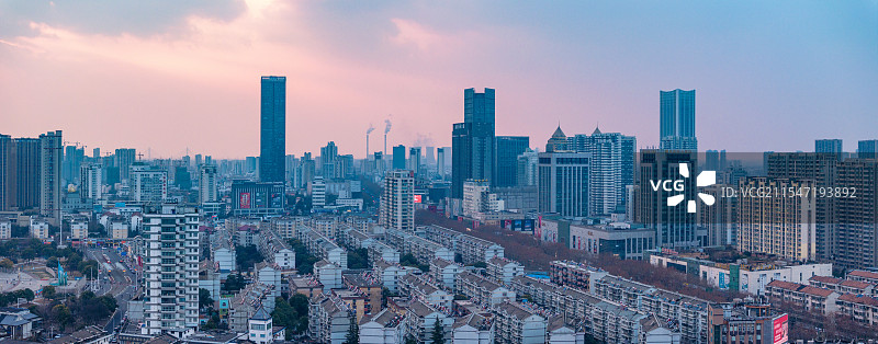 淮安市金融中心CBD航拍图片素材