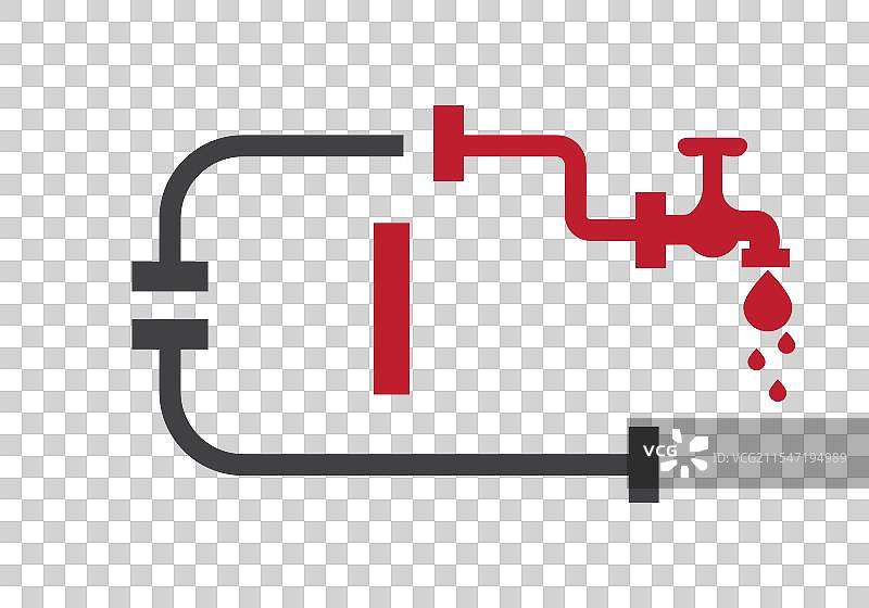 字母I的水管工标志设计模板概念图片素材