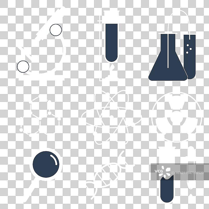 科学图标集（实心风格）图片素材