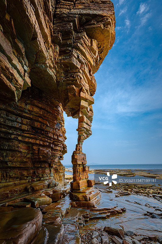 辽宁省大连市瓦房店排石乡滴水岩（2021.12.12坍塌）图片素材