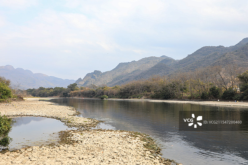 青莲镇水文观景台图片素材