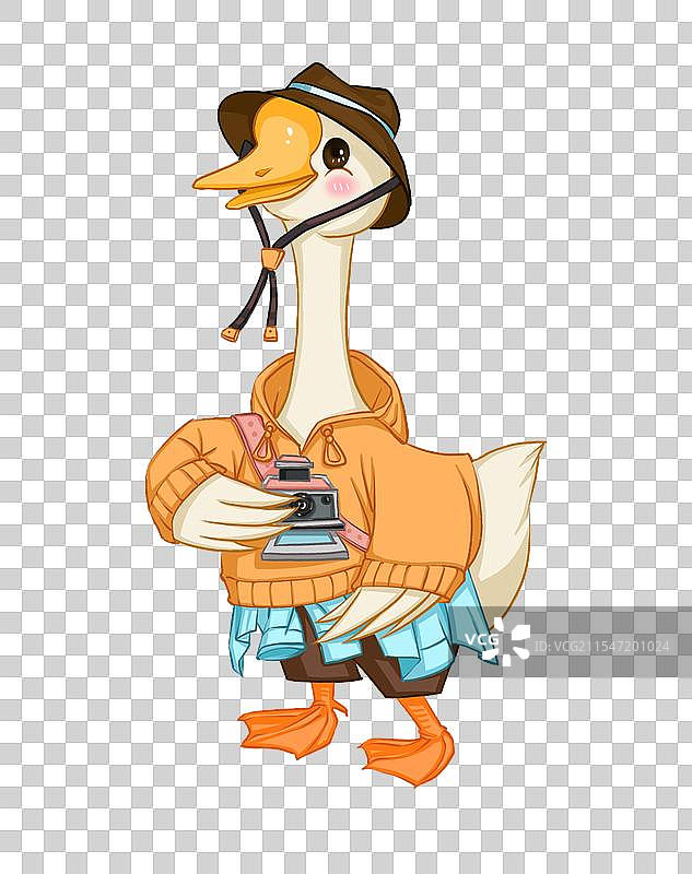 卡通动物鹅图片素材