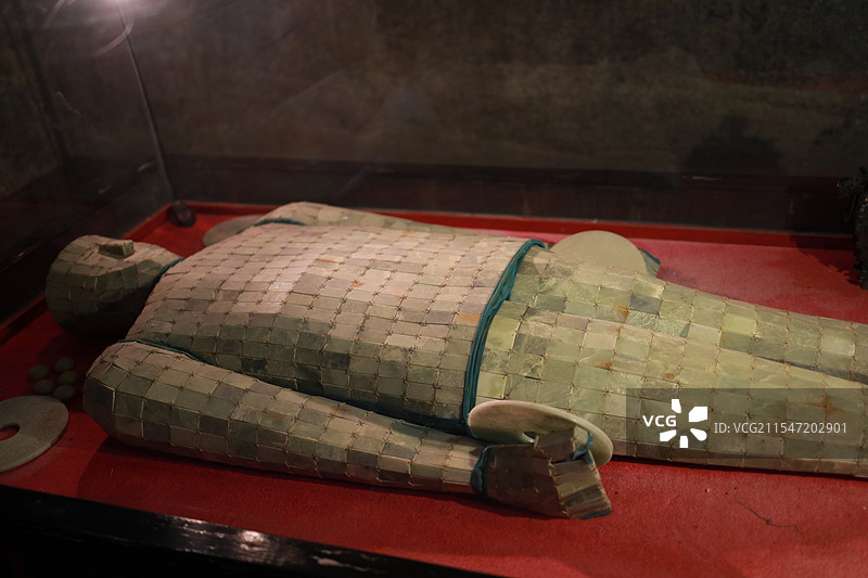 芒砀山-汉梁王陵-金缕玉衣-兵马俑图片素材