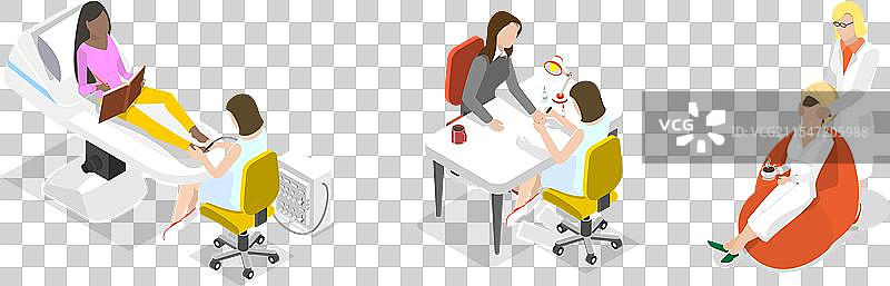 三维等距平面图图片素材