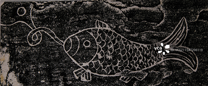 中国重庆涪陵区白鹤梁题刻精品拓片，涪陵区博物馆馆藏，白鹤梁，历代题刻，拓片图片素材