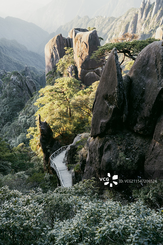 上饶三清山｜仙人指路图片素材