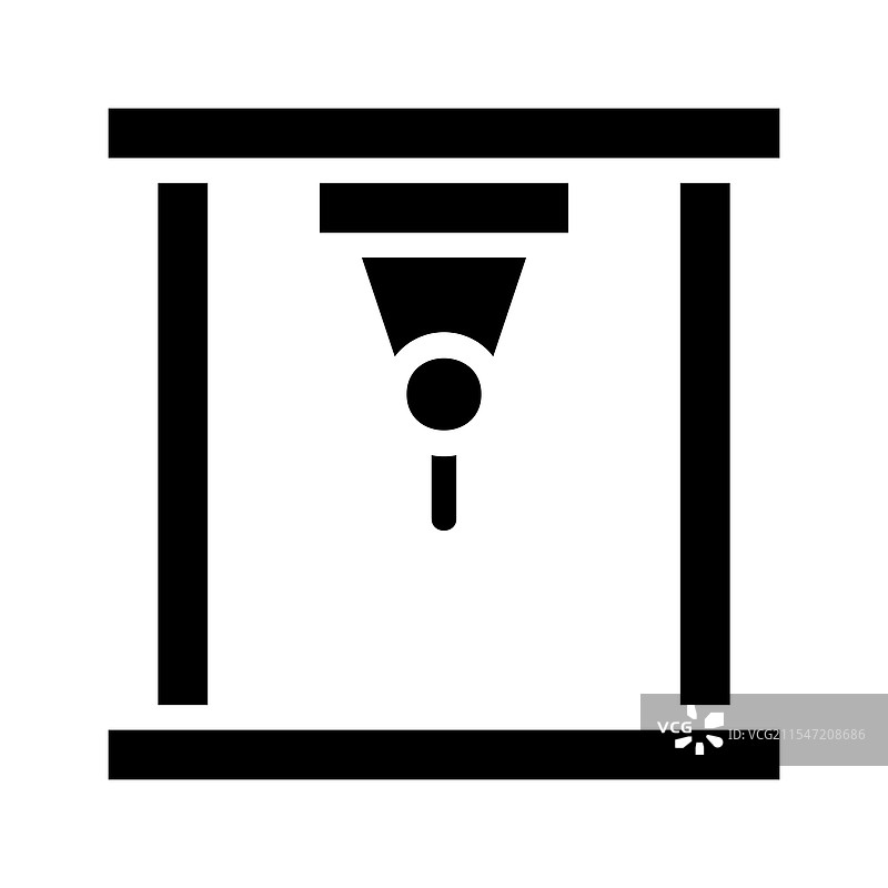 摆动中的摆锤，物理学重力的概念图片素材