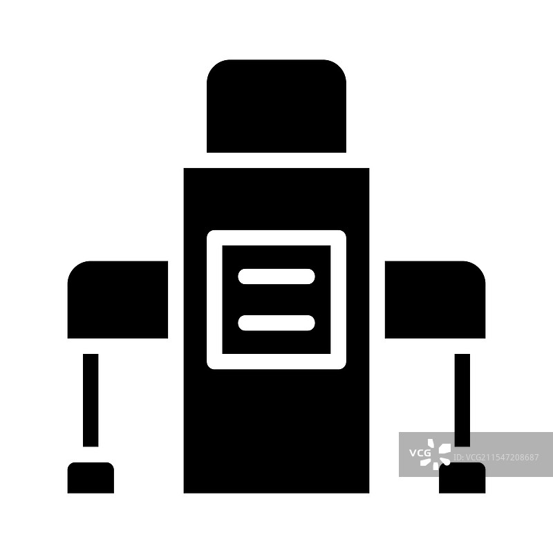 闸机门图标，代表出入控制的概念图片素材