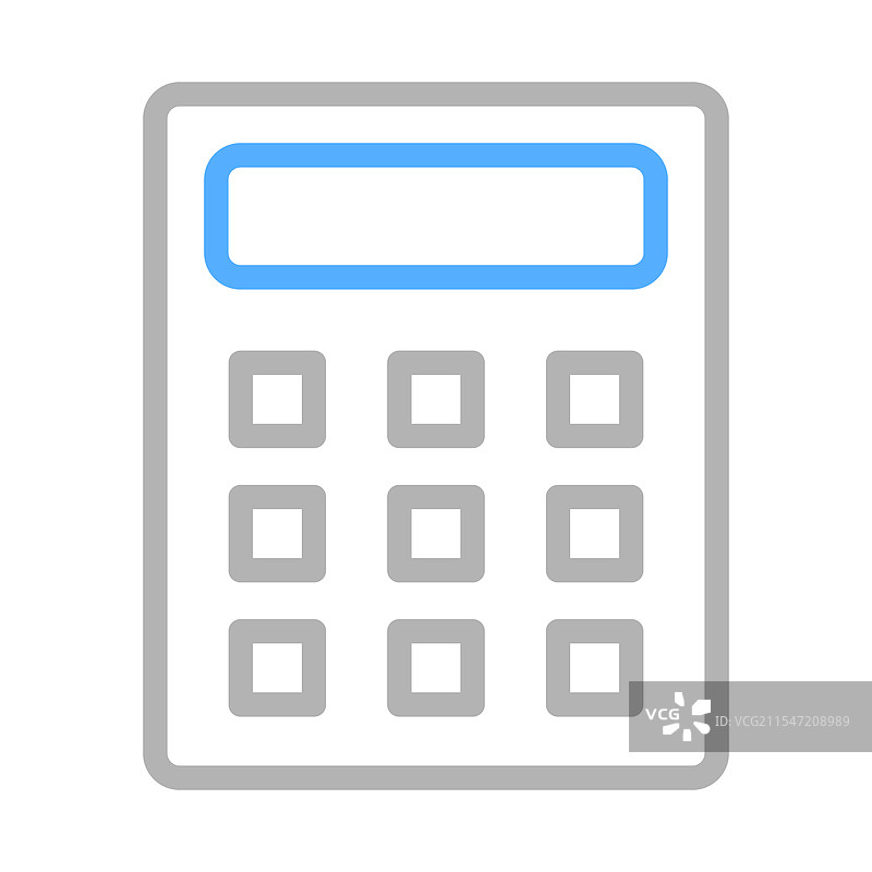 会计金融的计算器图标概念图片素材