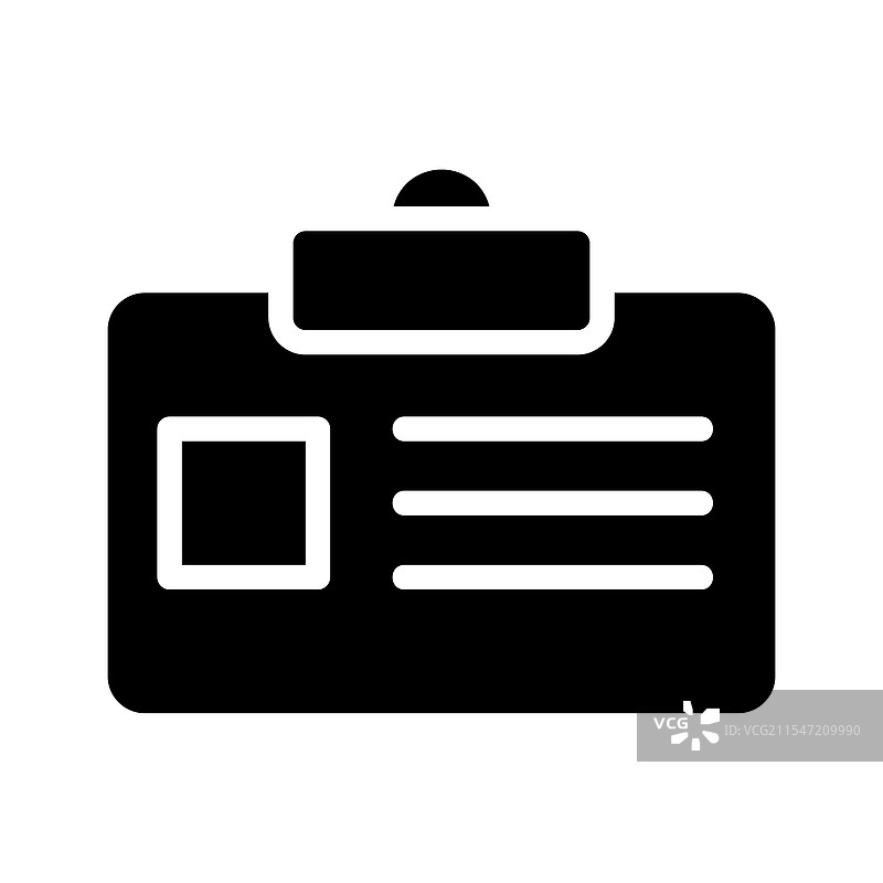 身份证图标，身份概念图片素材