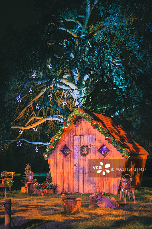 英国伦敦邱园灯光图片素材