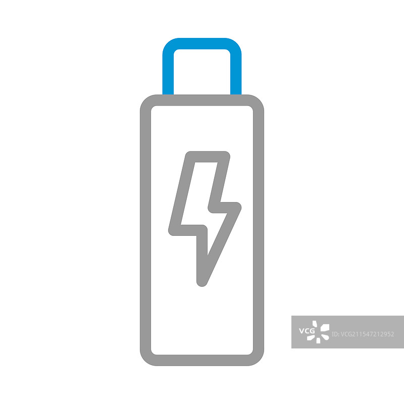 移动电源图标，便携能源的概念图片素材