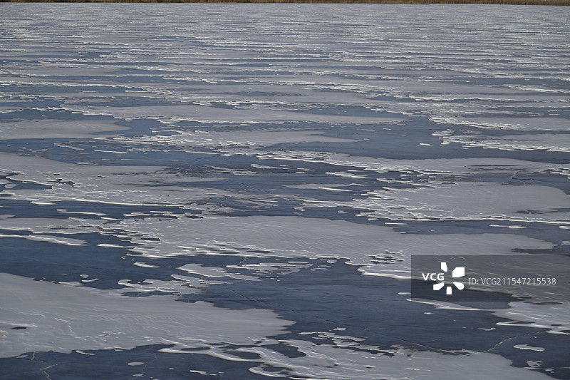 巴彦淖尔黄河冰图片素材