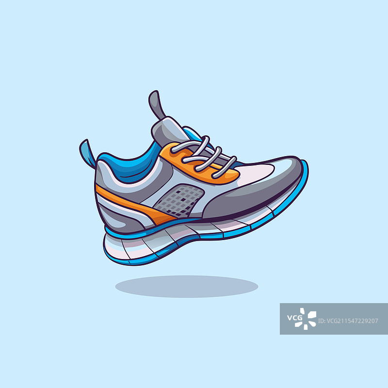 卡通跑鞋图片素材