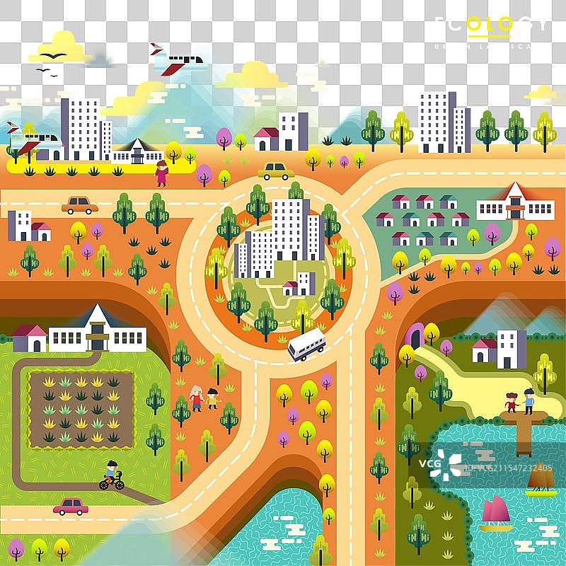 生态平面设计图片素材