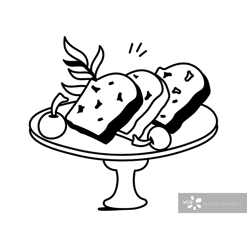 水果蛋糕图片素材