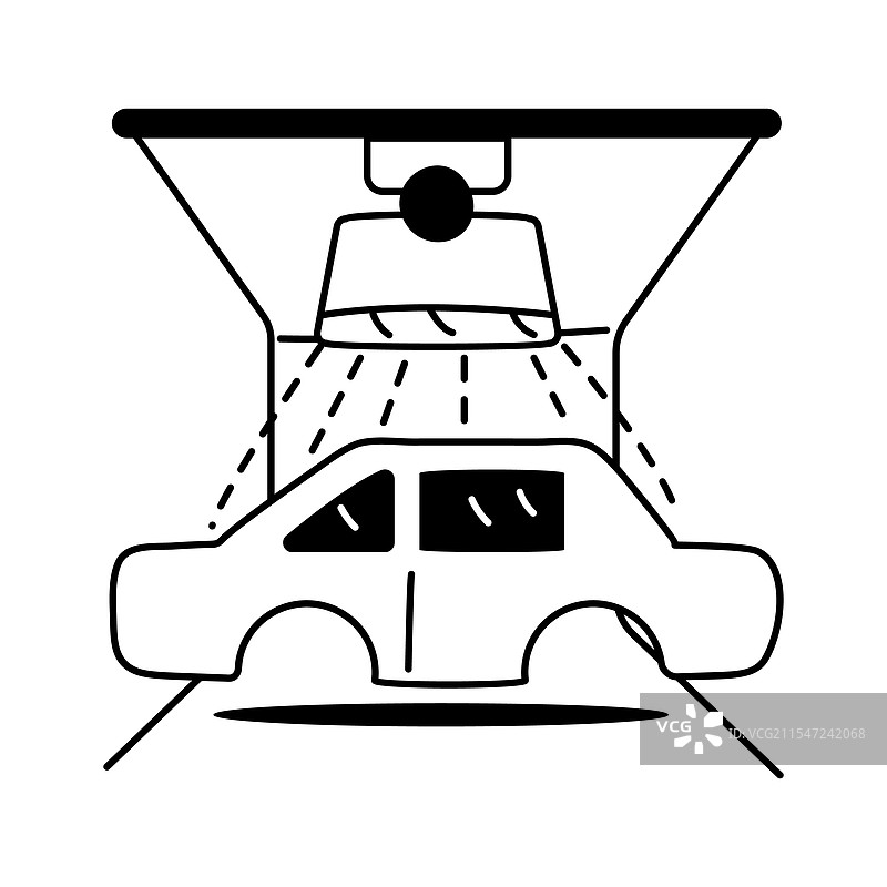 汽车涂色图片素材