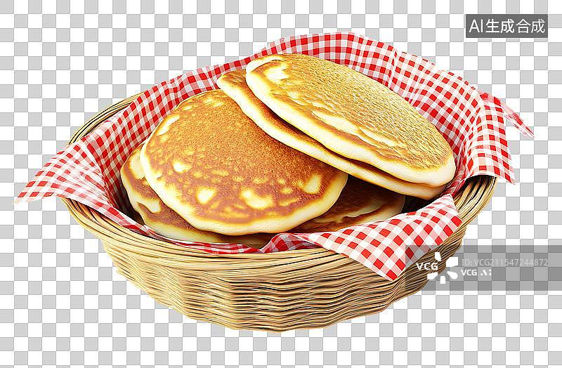 【AI数字艺术】编织筐里的松饼 点心 甜食 美味图片素材