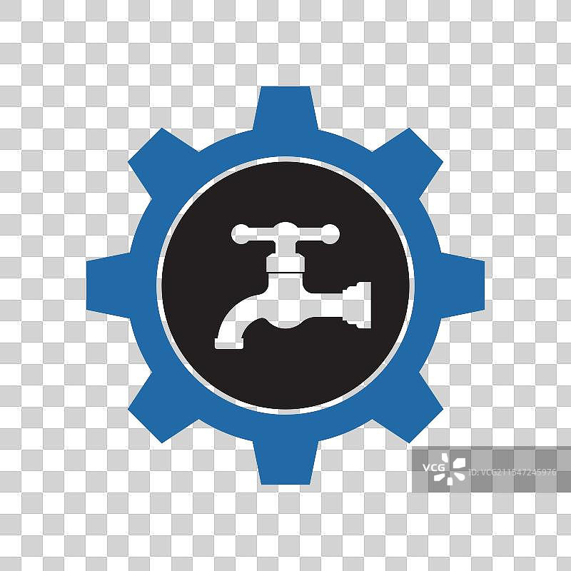 水龙头标志设计图片素材