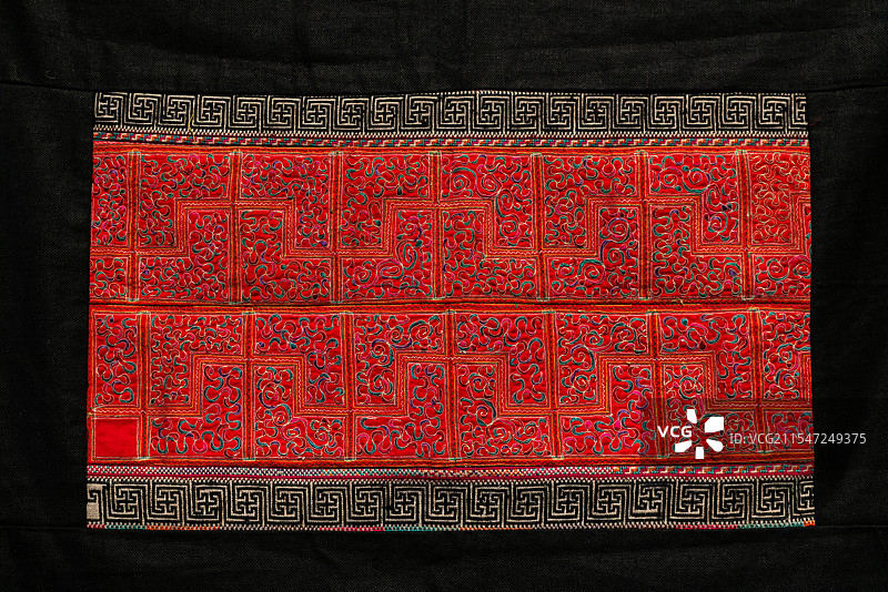 中国非物质文化遗产贵州苗绣毕节苗绣图片素材