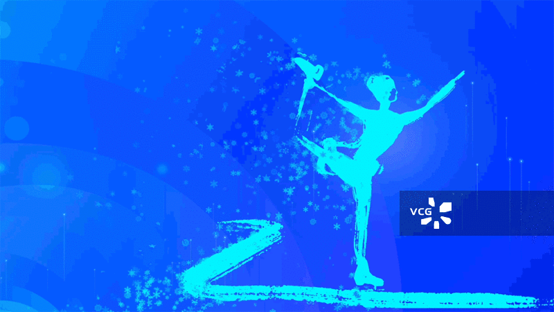 哈尔滨冬季运动会体育项目抽象插画动画图片素材