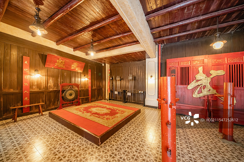 中国古代武馆擂台图片素材