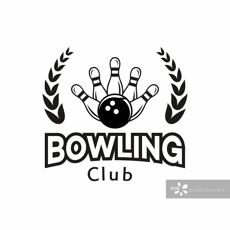 保龄球图标标志模板设计图片素材
