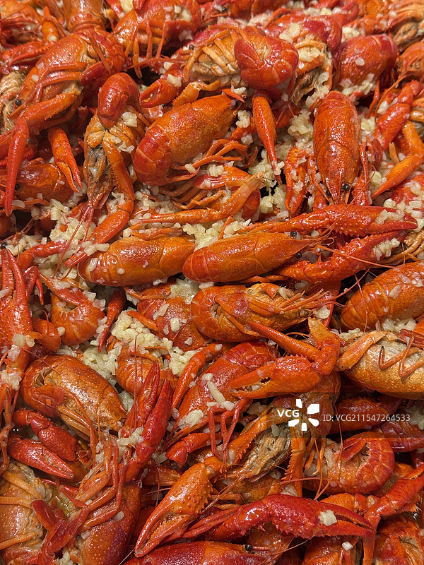 蒜蓉小龙虾图片素材