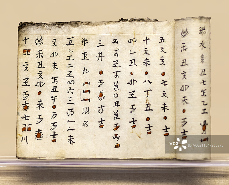 1919年 金未戊寅酉择吉书 中国文字博物馆图片素材