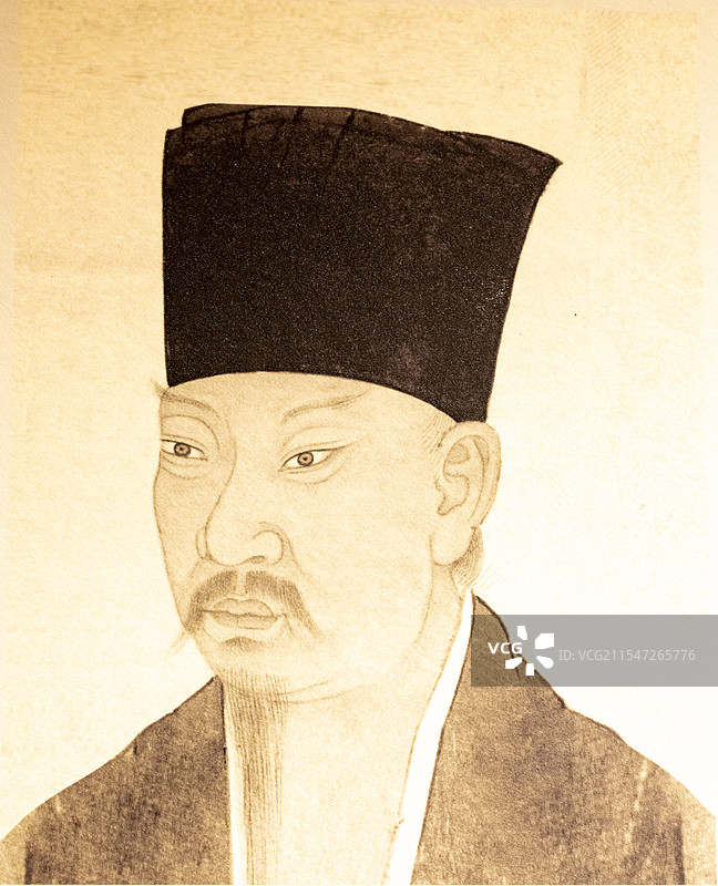 黄庭坚像 中国文字博物馆图片素材