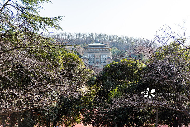 武汉大学行政楼图片素材