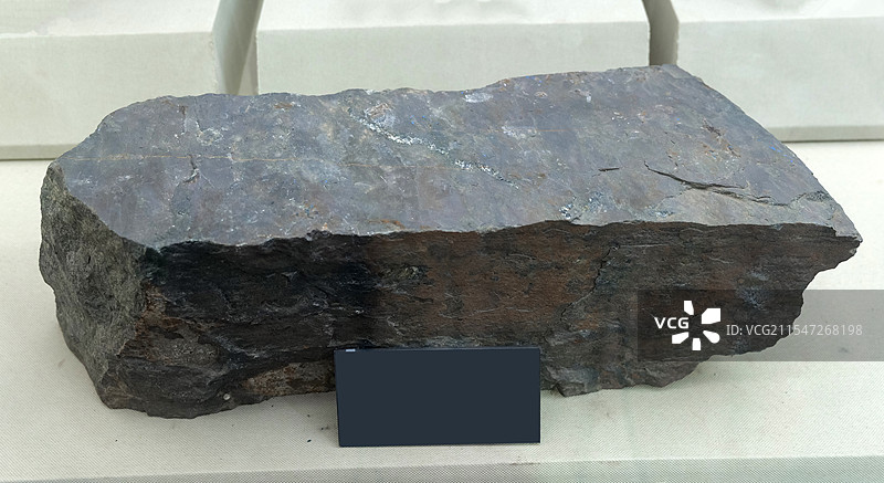 沉积变质型磁铁矿 临沂市沂水产 山东省地质博物馆图片素材