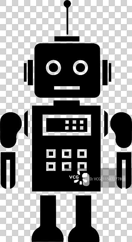 玩具机器人图标图片素材