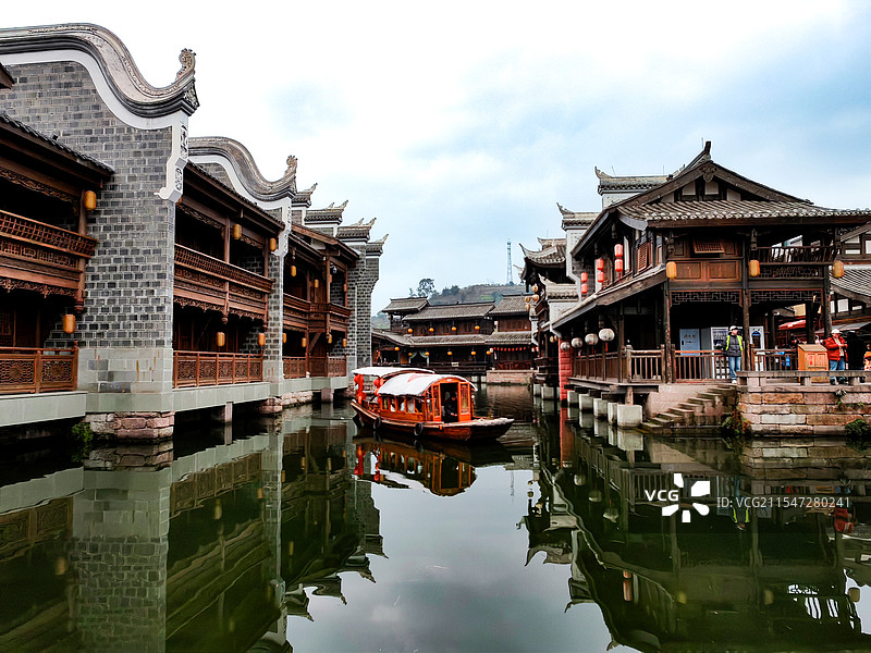 李庄古镇古典建筑图片素材