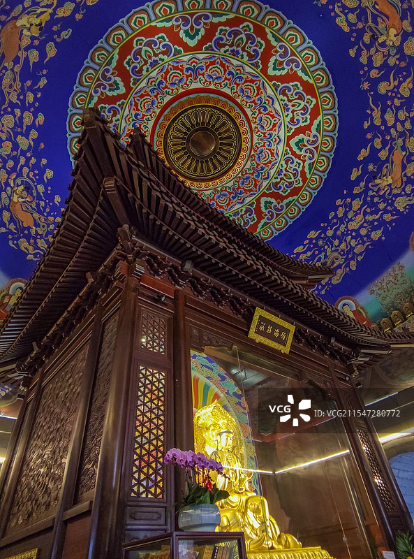 华丽的普贤殿图片素材