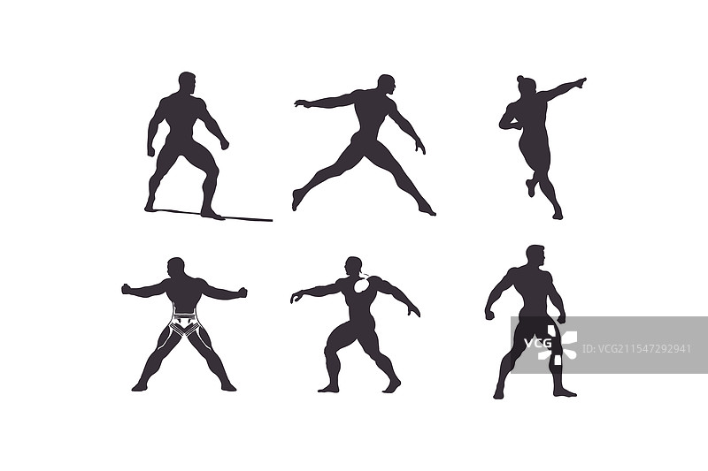 一组篮球角色的集合图片素材