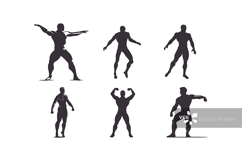 一组篮球角色图片素材