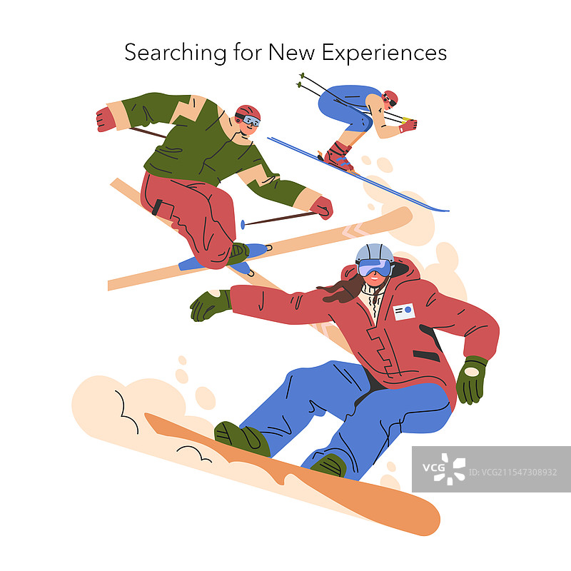 女性中年危机平面图图片素材