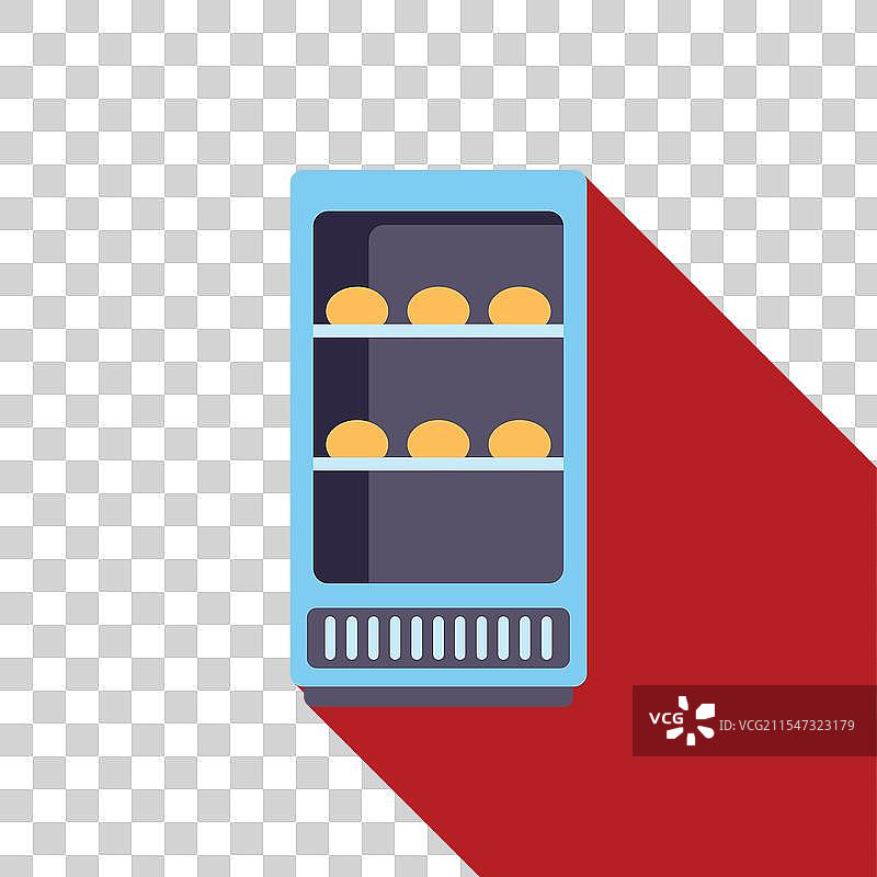 展示冰箱保持食物新鲜和美观图片素材