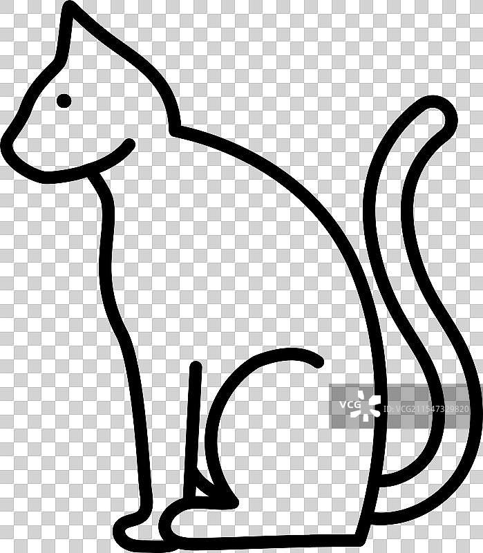 猫咪动物G风格图片素材