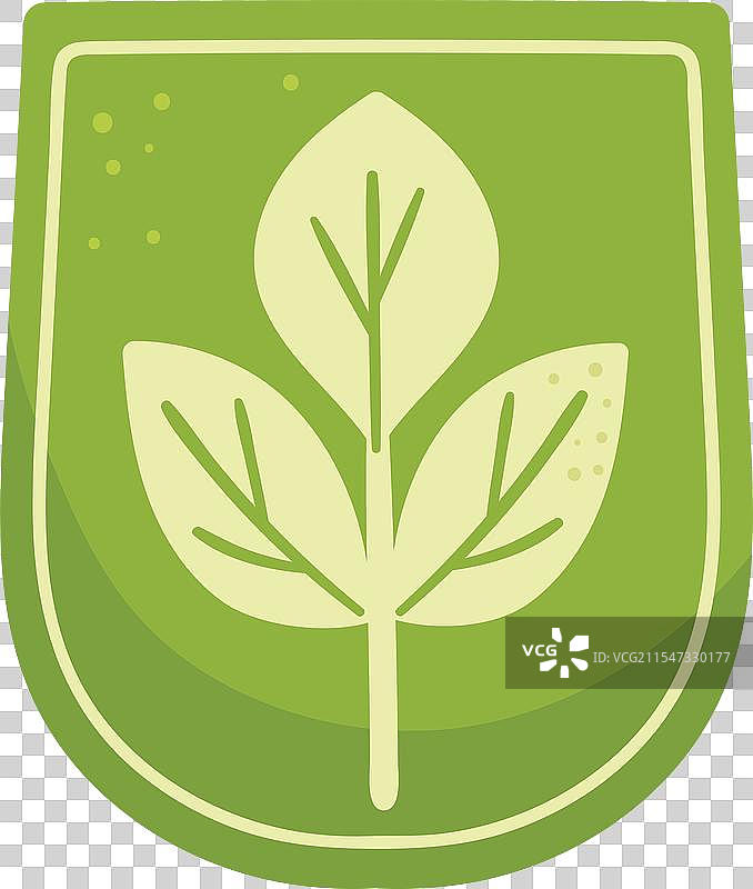 有机食品保护标签图片素材