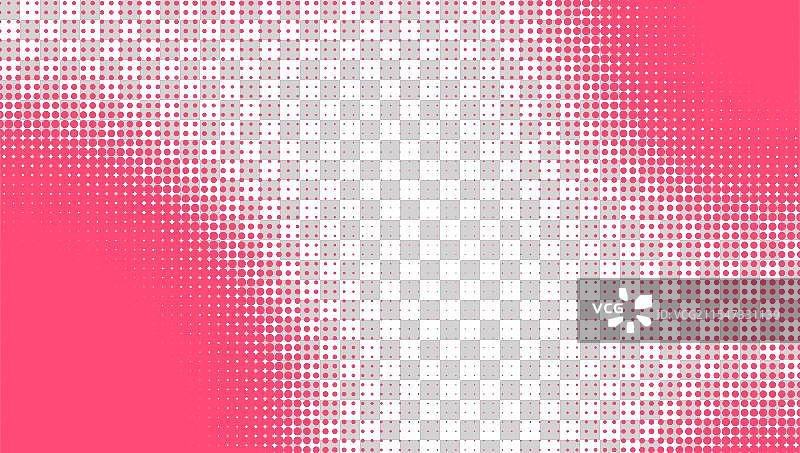 半色调设计以粉色和白色为特色图片素材