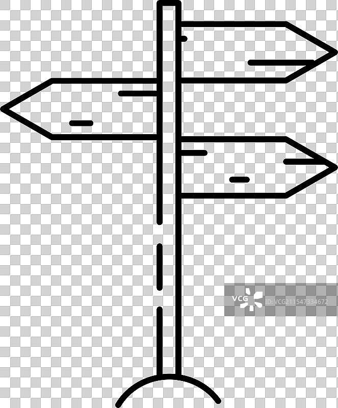 路标杆图片素材