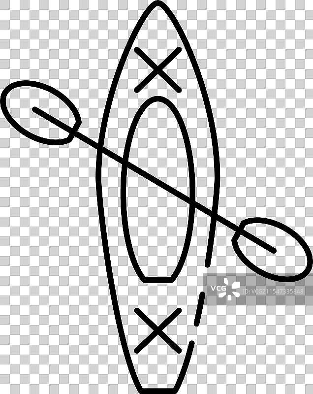 皮划艇和桨图片素材