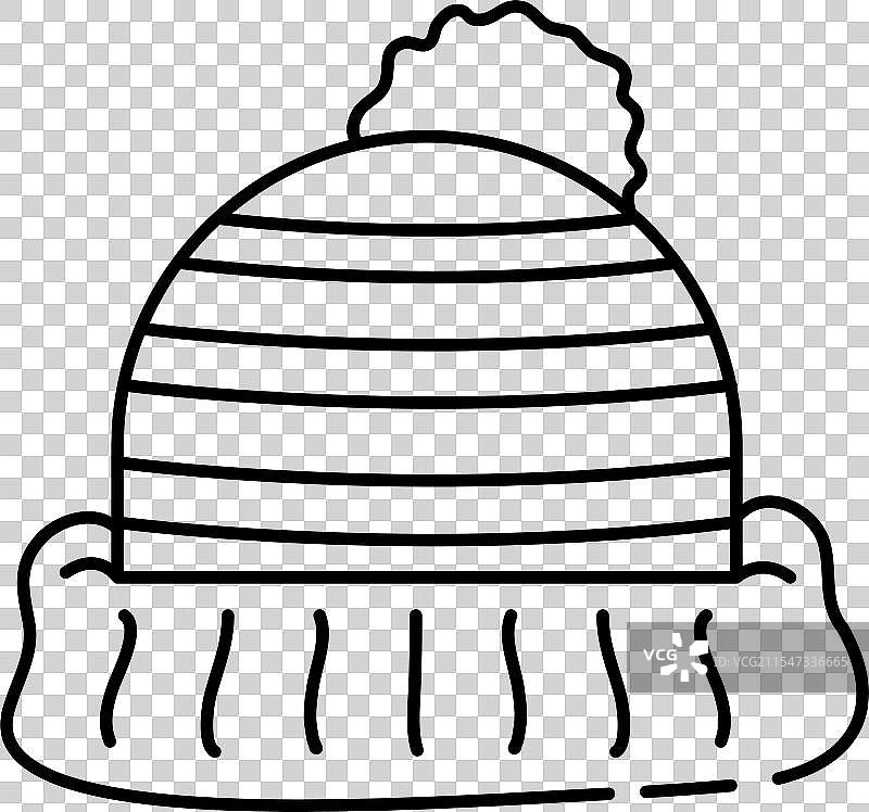 针织帽配饰图片素材