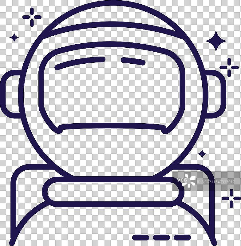 宇航员极简主义太空探索图片素材