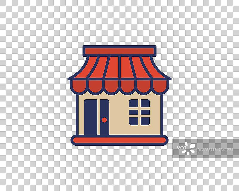 移动电子商务购物商店标志图片素材