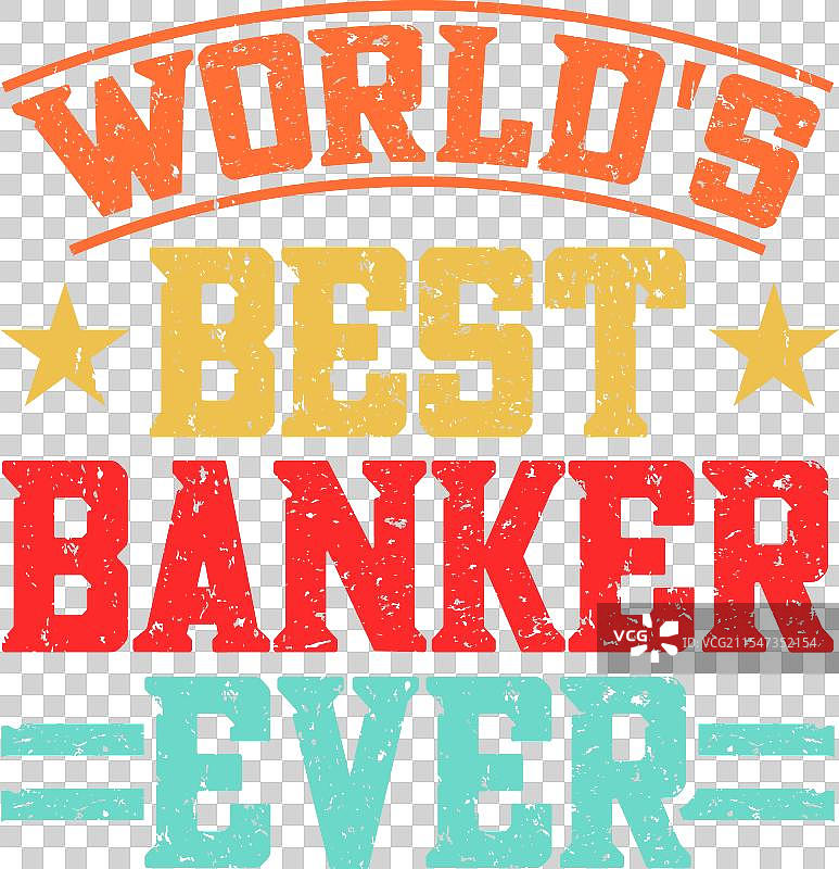 搞笑的贷款专员复古银行家T恤设计图片素材