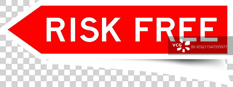 红色箭头形状的贴纸标签，上面有文字图片素材